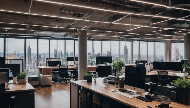 Modern, open plan office space