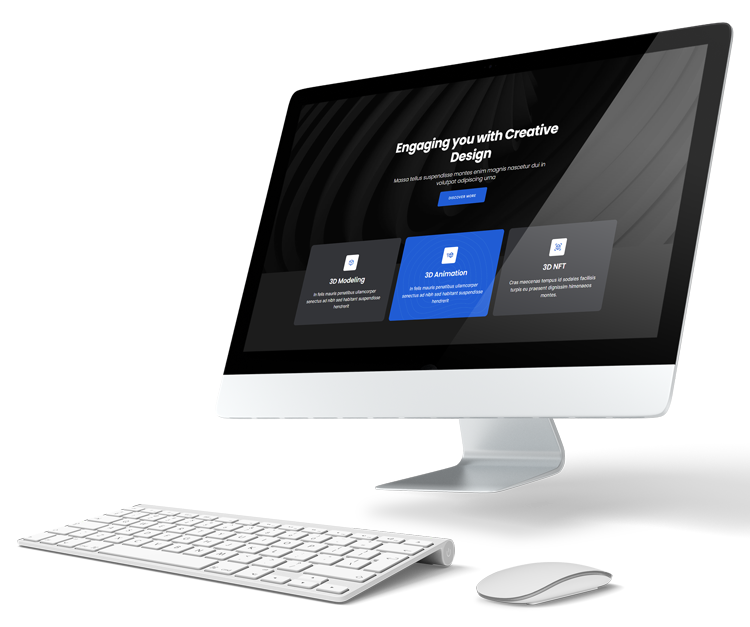 Computer displaying website