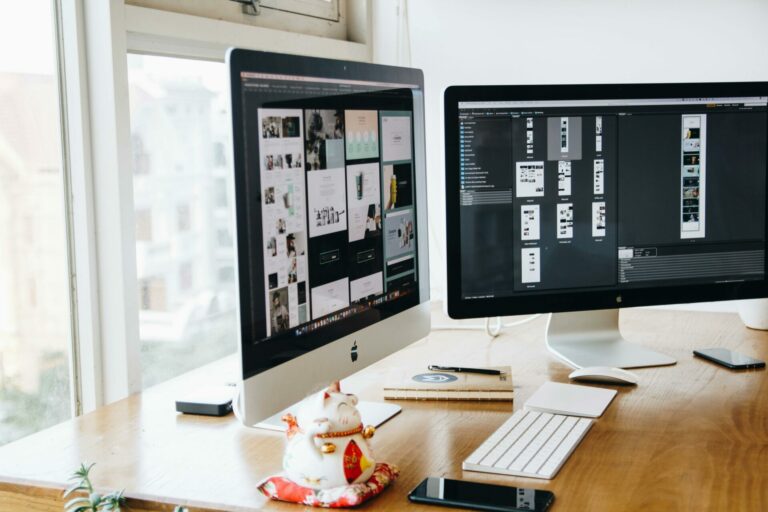Computer with graphic design software