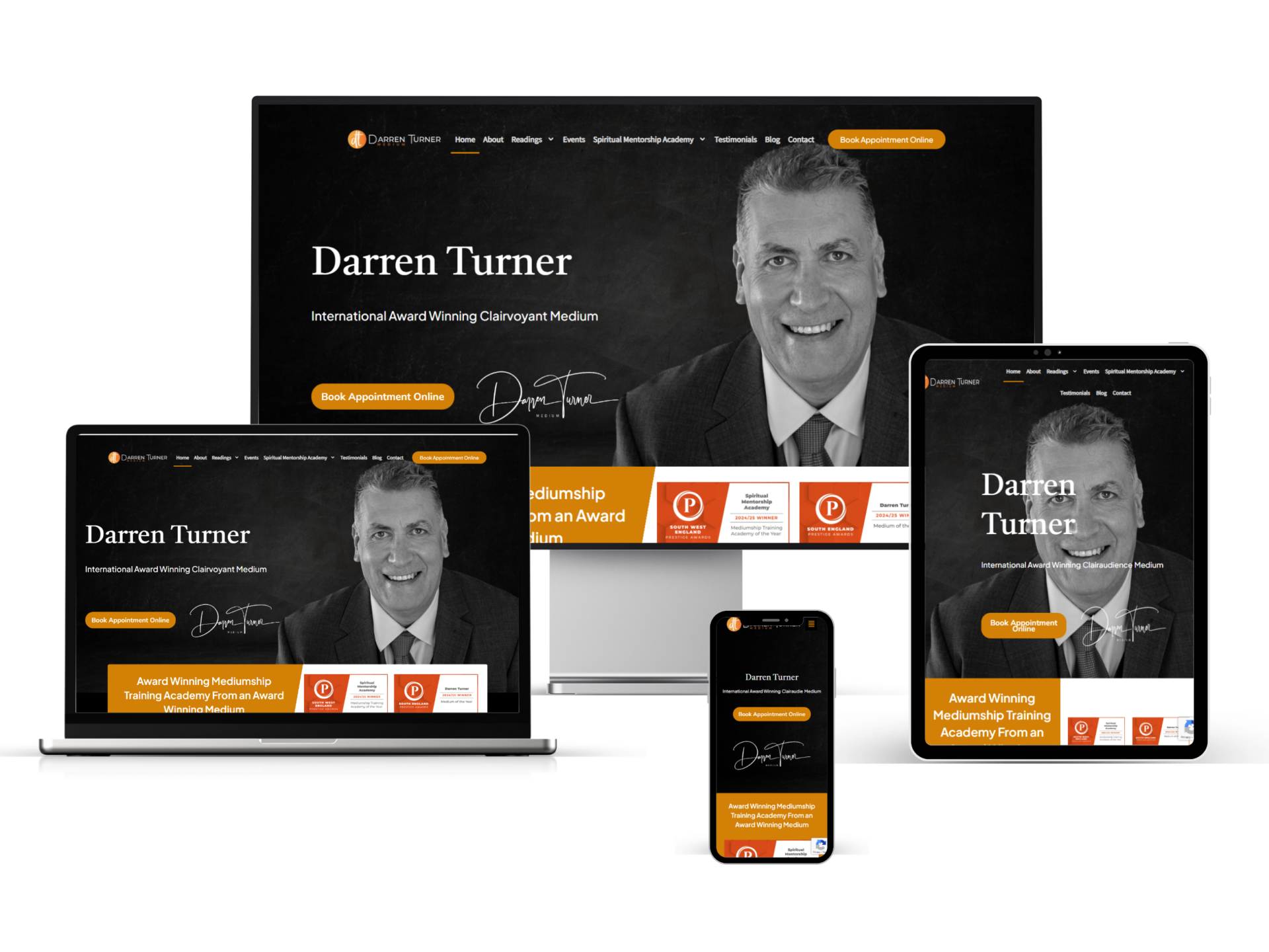 Darren Turner Medium Device View