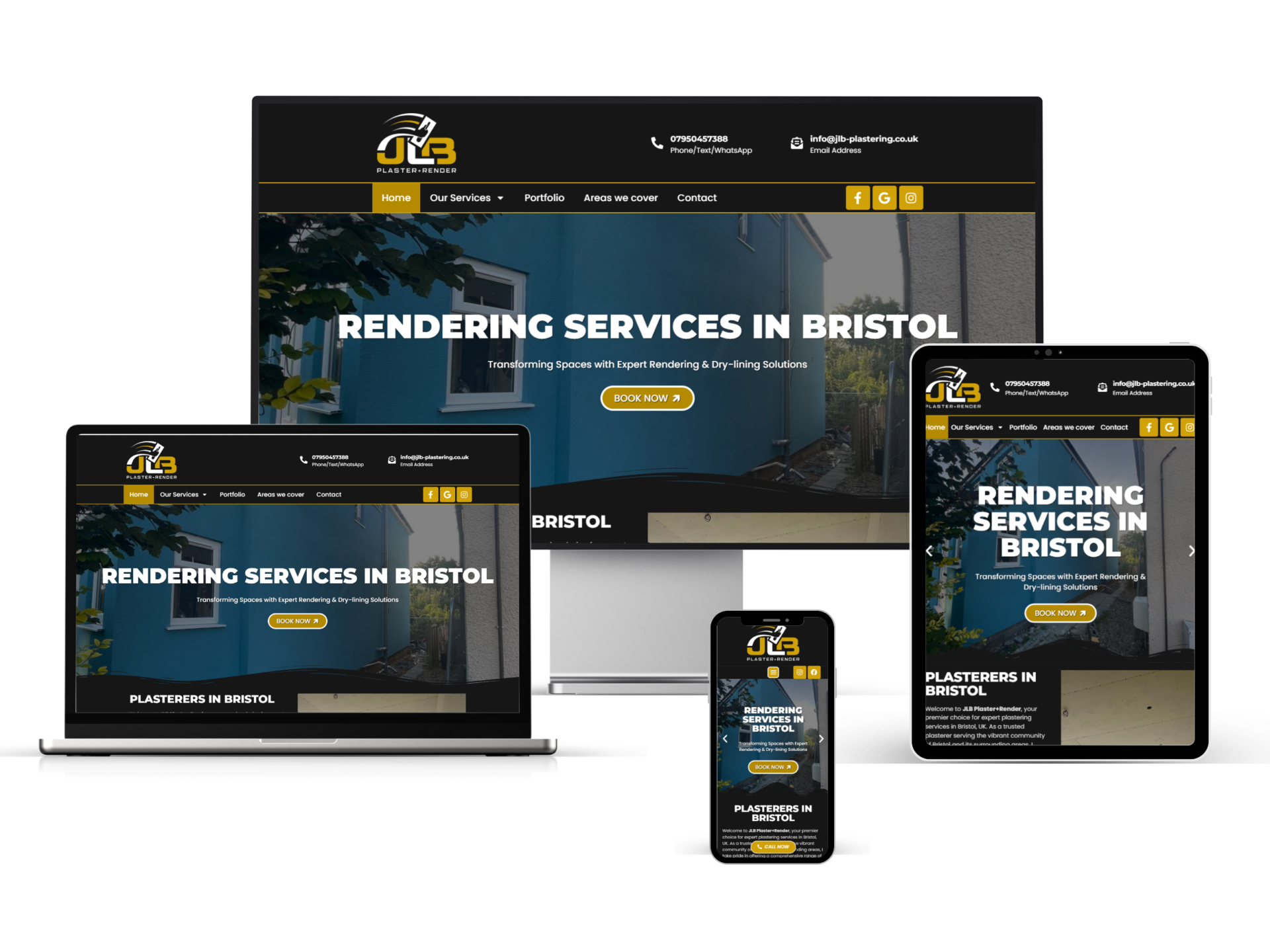 JLB Website Device View
